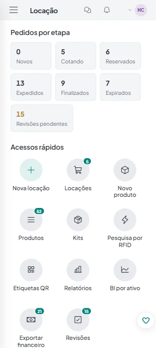 Painell no celular